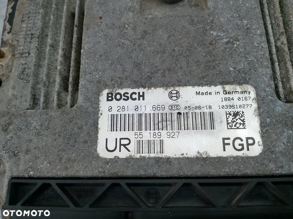 KOMPUTER, STEROWNIK OPEL ZAFIRA B 55189927 0281011669 1.9 CDTI - 4