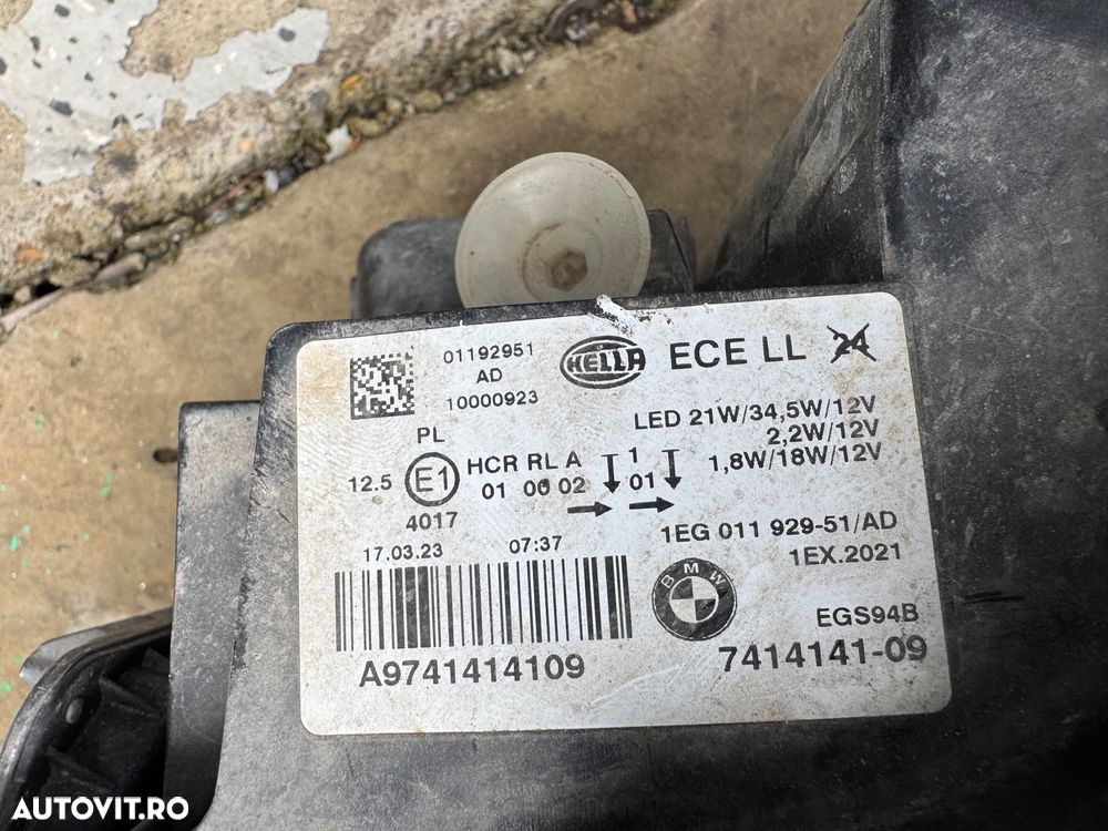 Far led Bmw seria 1 f20 f21 LCI facelift - 2