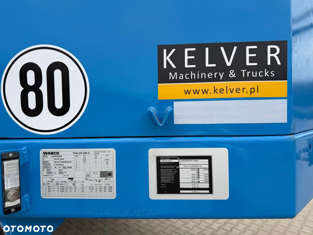 Langendorf SATUE 30/39* muldy * 3-osie * 2014 * niskopodwoziowa * - 8