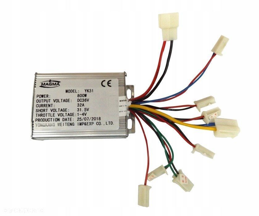 Sterownik 36V 800W 1020 do silnika szczotkowego do skutera - 5