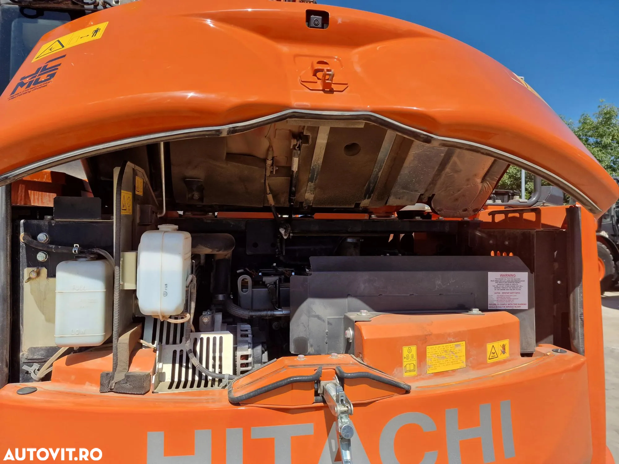 Hitachi ZX85, 2023, 19.85, Cupla rapida si 3 cupe-63.900 eur+Tva., camera spate, camelre laterale, senzori detectie parametru, senile cauciuc 90% ok, posibilite leasing 4 ani, CA NOU-PROMOTIE 63900 EUR+tva - 17