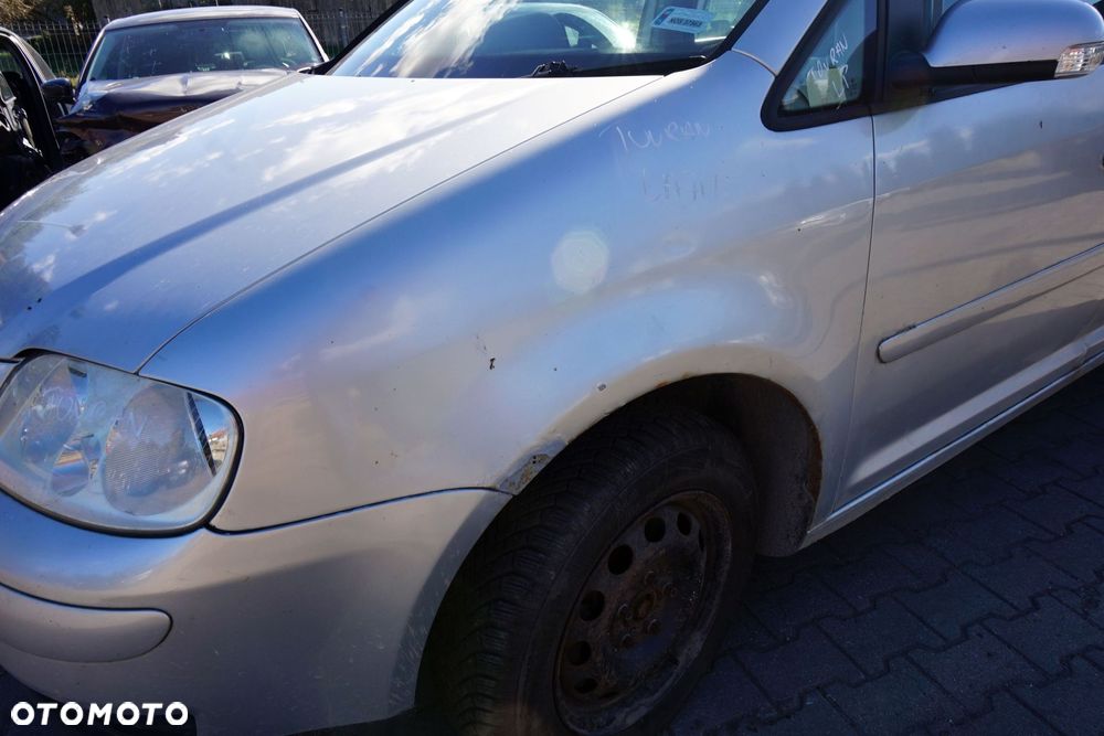 MASKA ZDERZAK BŁOTNIKI LAMPY TOURAN I 1T LA7W  VOLKSWAGEN 2003-2006 SREBRNY PRZÓD KOMPLETNY - 6