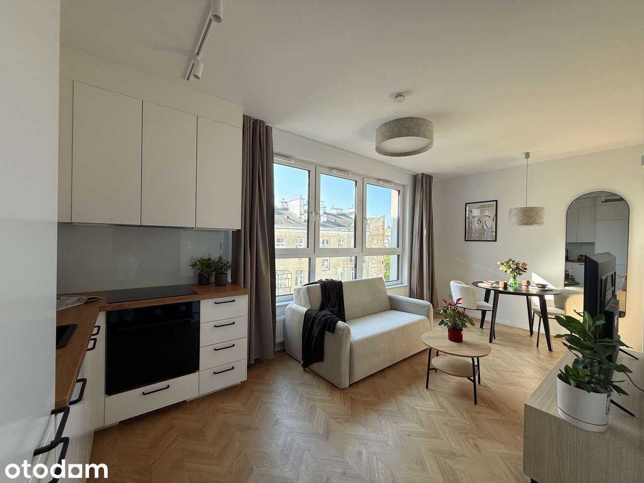 NOWE studio z wydzieloną sypialnią przy M2 Szwedzka (bezpośrednio)