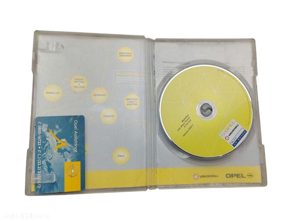 RADIO NAWIGACJA NAVI GPS + PŁYTA OPEL ZAFIRA A 9132693 SIEMENS NCDR 1100 - 4