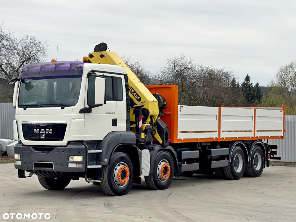 MAN TGS 35.360 * SKRZYNIA 7,15 m * PK 44002 + PILOT / 8x4 * STAN BDB - 4