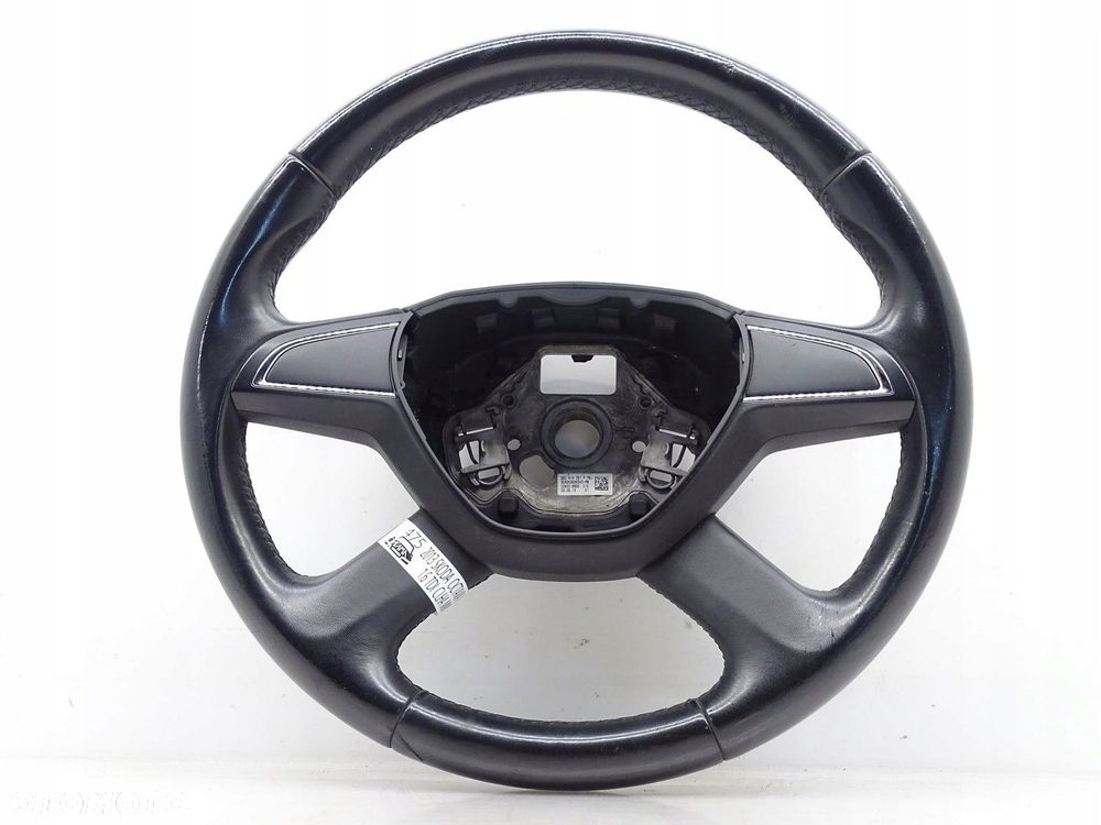 KIEROWNICA SKÓRA SKÓRZANA SKODA OCTAVIA III 5E 5E0419091P - 2