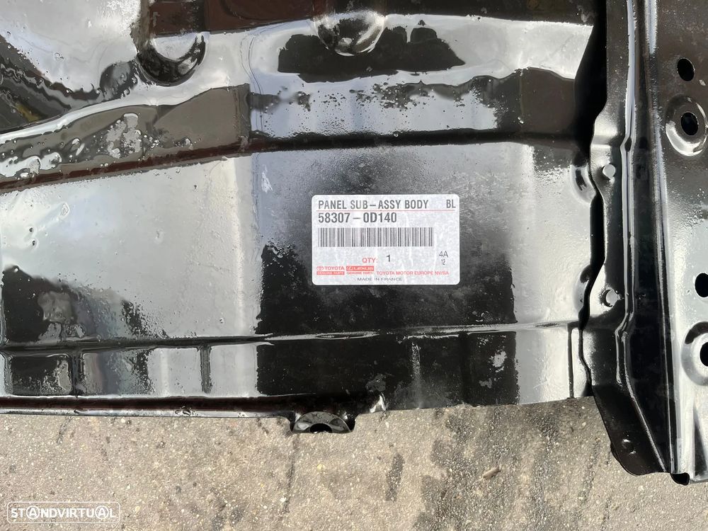 Toyota Yaris III PAINEL TRAS MALA - Z595 - 5