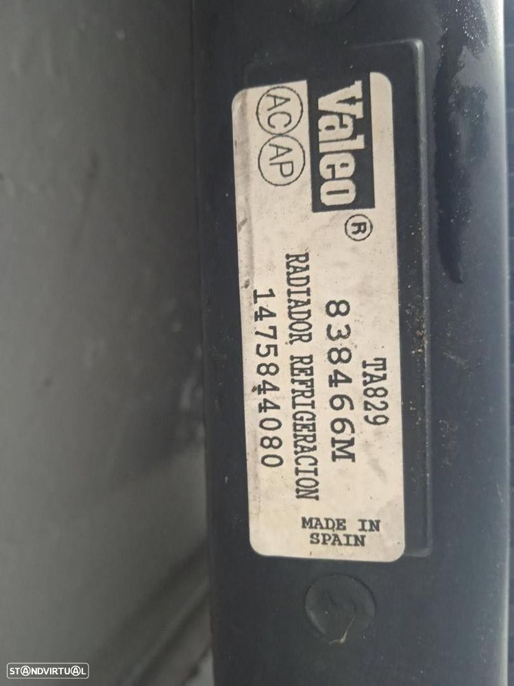 RADIADOR AGUA FIAT SCUDO FURGÃO 1999 - 2