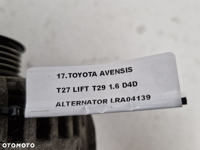TOYOTA AVENSIS T27 LIFT T29 1.6 D4D ALTERNATOR LRA04139 - 11