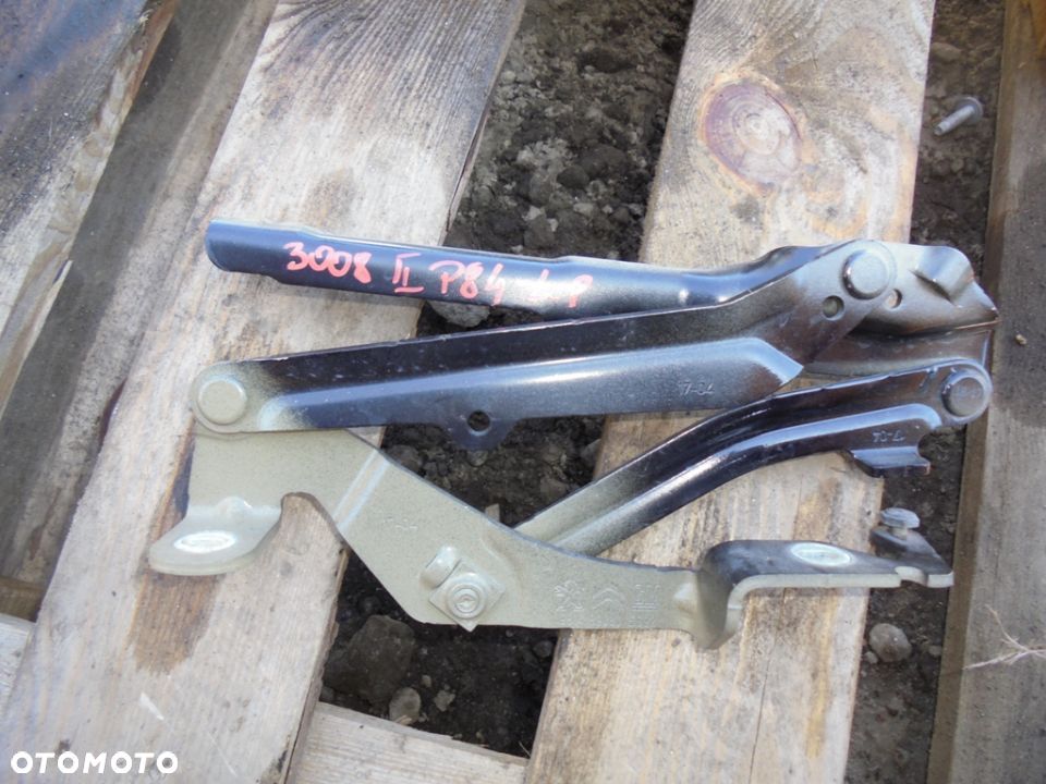 ZAWIAS MASKI LEWY PEUGEOT 3008 II P84 5008 II P87 - 1