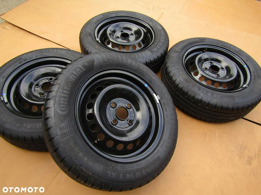 4x Felgi Stalowe Koła 14 Hyundai i10 II i20 Getz Kia Picanto III Rio + Opony 175/65 - 10