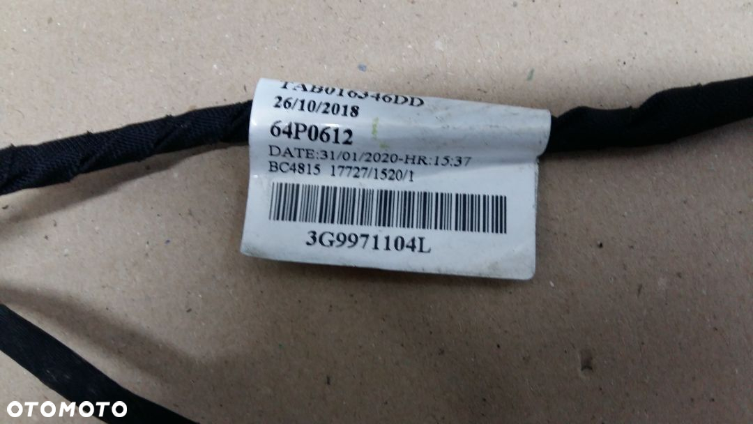 VW PASSAT B8 WIĄZKA PDC TYŁ 3G9971104L - 4