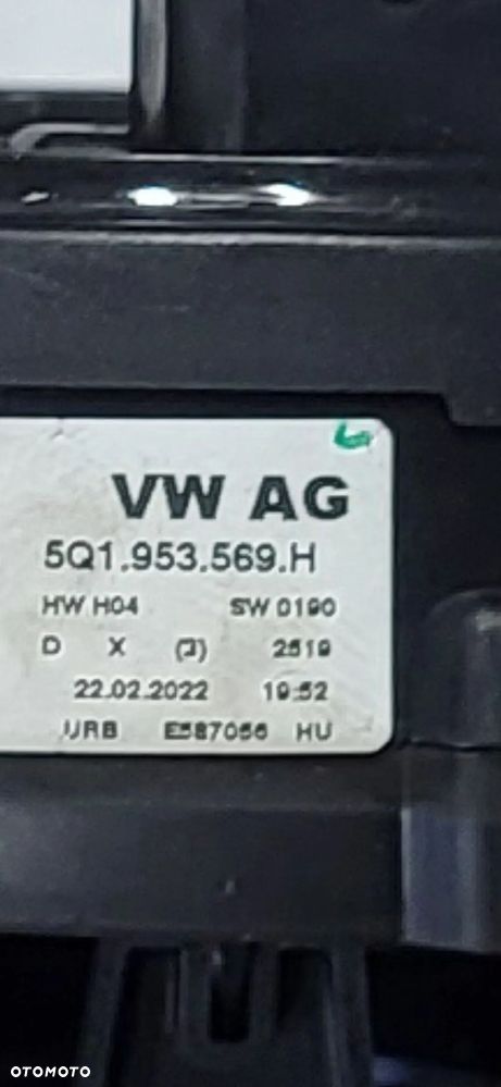 VW SEAT SKODA PRZEŁĄCZNIK ZESPOLONY TAŚMA 5Q1953569 H - 2
