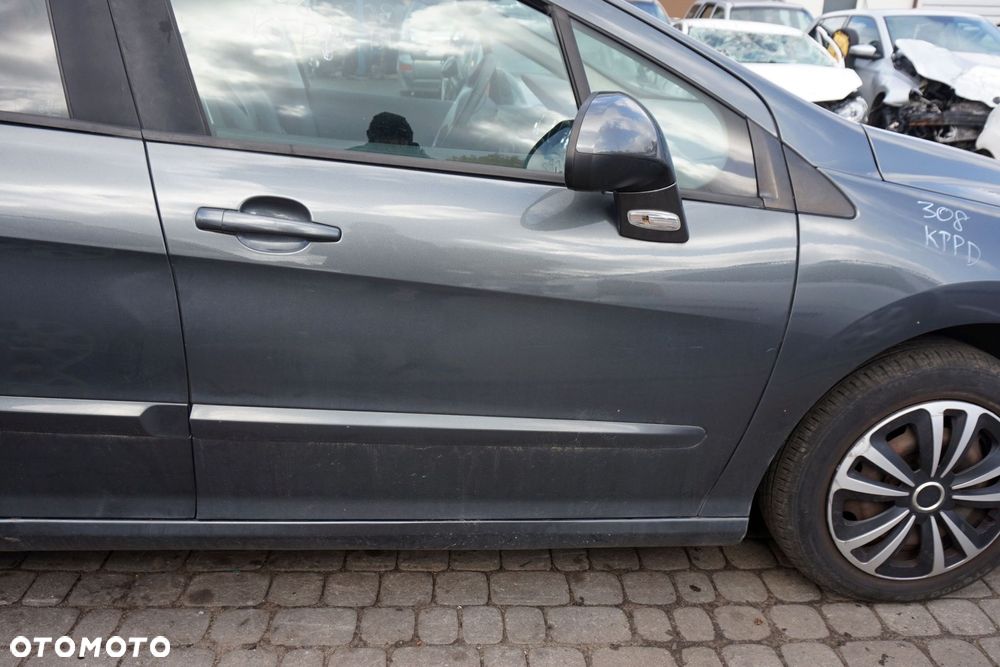 DRZWI PRZEDNIE PRAWE 308 I T7 5D HB KTPD  SZARY PEUGEOT 2007-2011 - 3