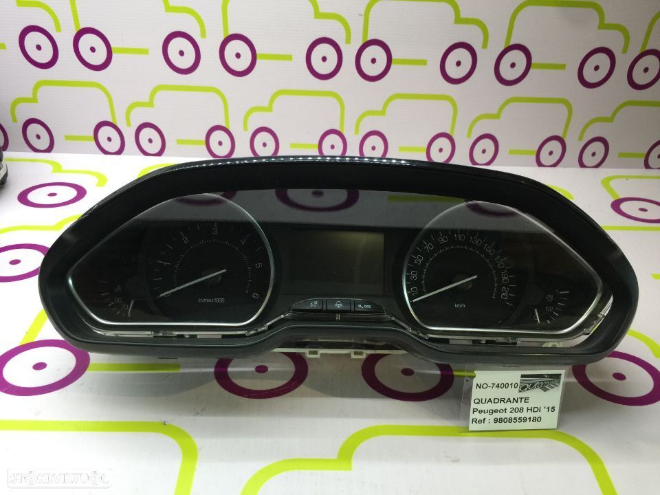 Quadrante Peugeot 208 1.6 116 Cv de 2015 - Ref: 9808559180 - NO740010 - 1
