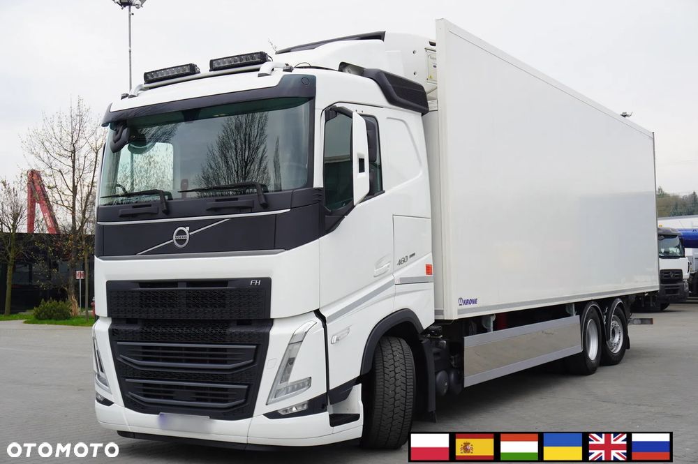 Volvo FH 460 / Chłodnia Krone 23 EPAL! / Carrier Supra 1150 MT Silent / Multitemperatura / Oś skrętna - 1