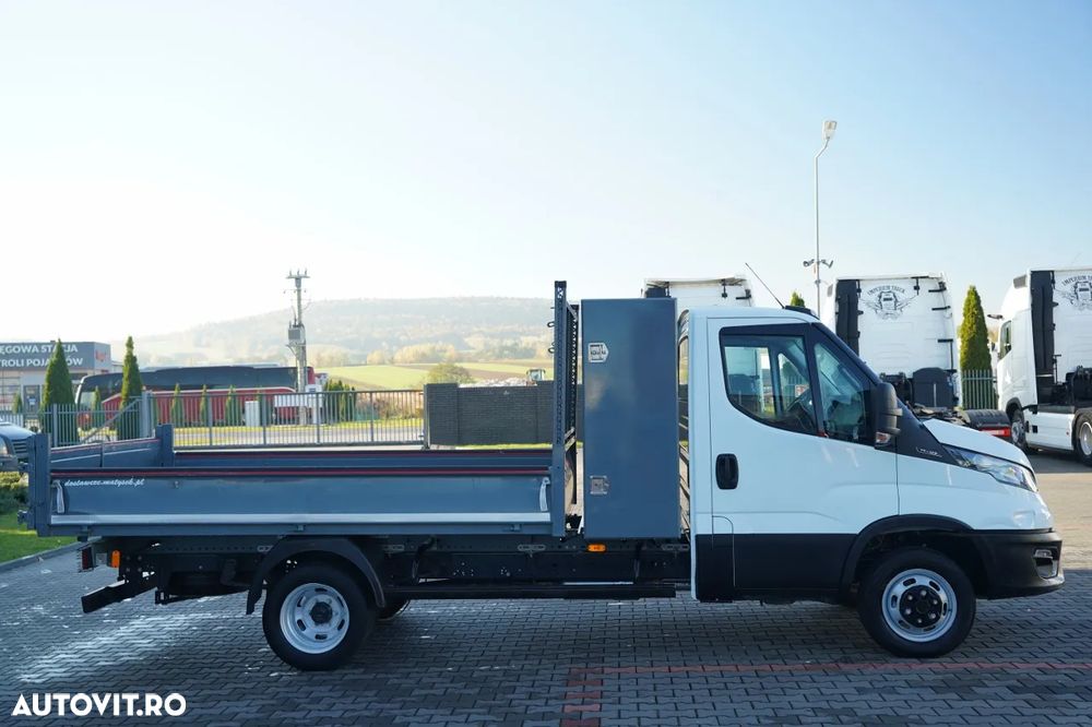 Iveco DAILY 35-140 / BENĂ BASCULABILĂ DIN OȚEL / ROȚI DUBLE PE PUNTEA SPATE / CUTIE DE VITEZE MANUALĂ / IMPORT - 19