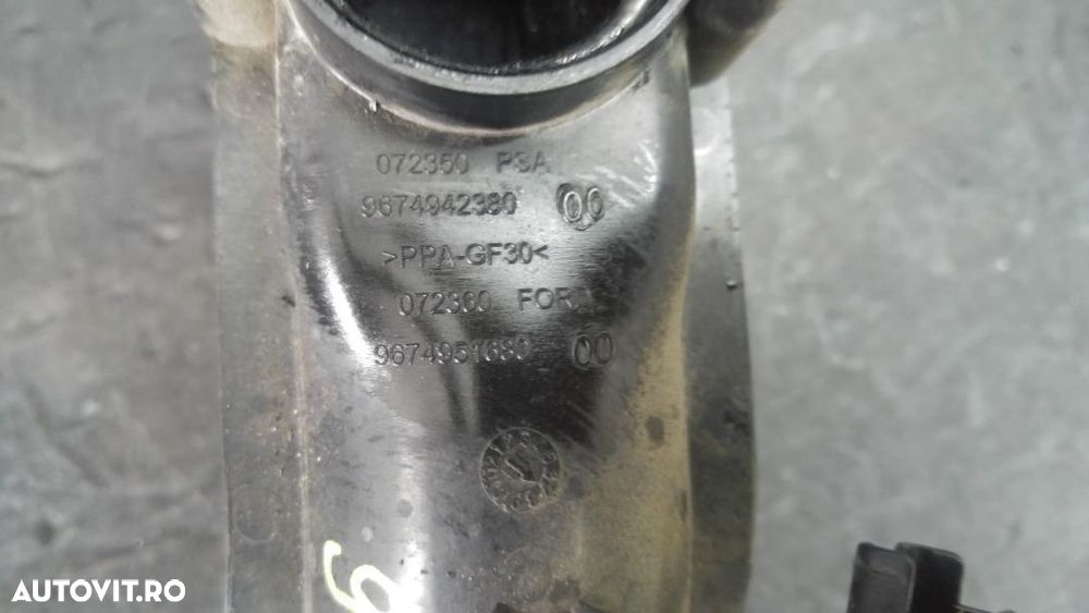 Tub intercooler 9h05 1.6 hdi citroen c4 9hd 9674942380 - 2