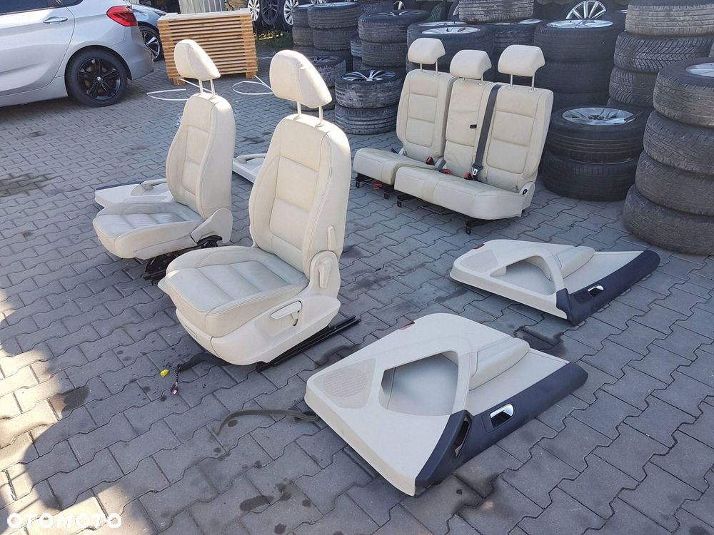 VW TIGUAN I 5N 06-15r FOTELE SKÓRZANE KANAPA KOMPLET - 5