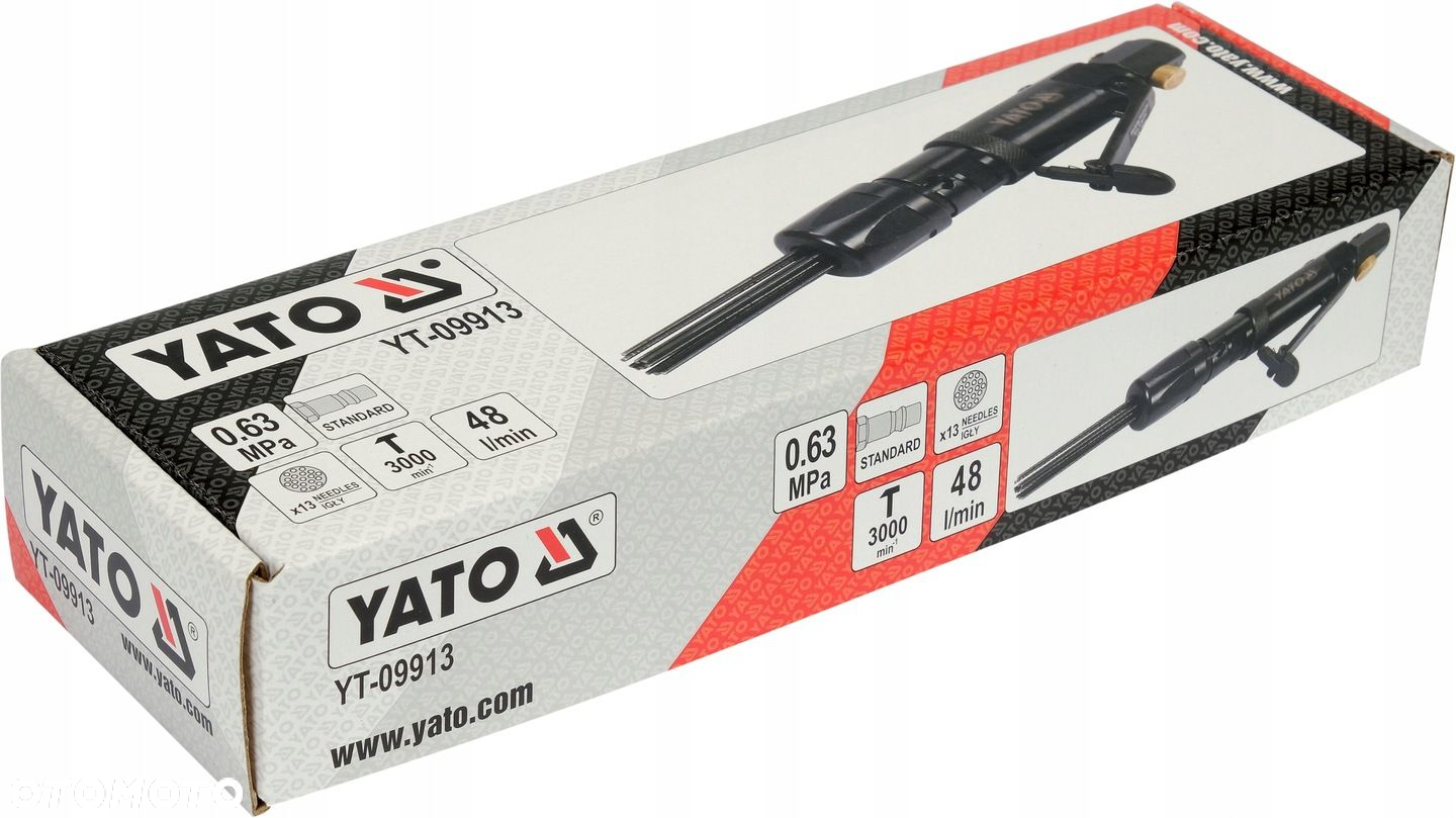 YATO PNEUMATYCZNY MŁOTEK IGŁOWY MINI 13IG YT-09913 - 6