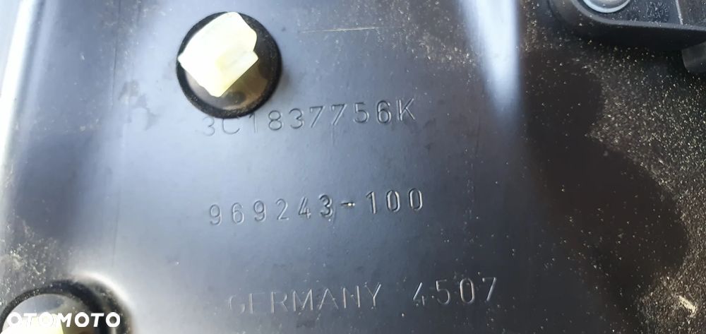 Mechanizm podnośnik szyby prawy przód VW Passat B6 3C1837756K - 6