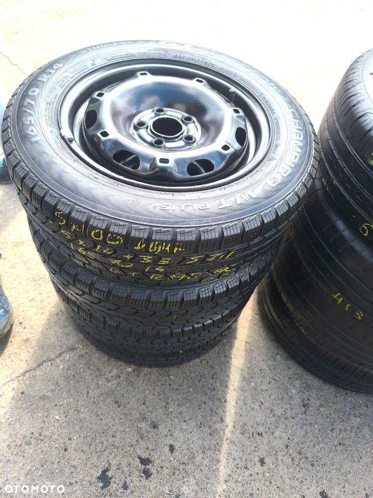 5x100 Felgi Stalowe Stal 14 Koła Zimowe Zima SKODA FABIA PRAKTIK ROOMSTER RAPID SEAT IBIZA CORDOBA TOLEDO IV 4 VW FOX POLO Legnica ALU-RAD 165/70 5mm - 2
