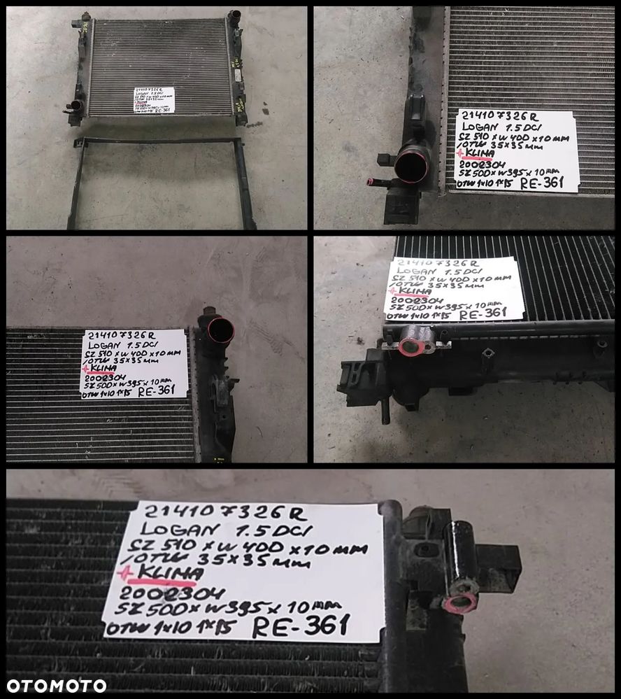 RENAULT CHŁODNICA WODY - 15