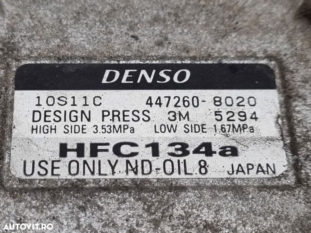 Compresor clima Toyota Hilux 3.0 D - 4D 2010 - 2015 1KD - FTV (1302) 4472608020 - 4
