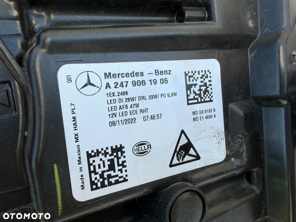 Mercedes GLB w247 lampa przod lewa performance - 6