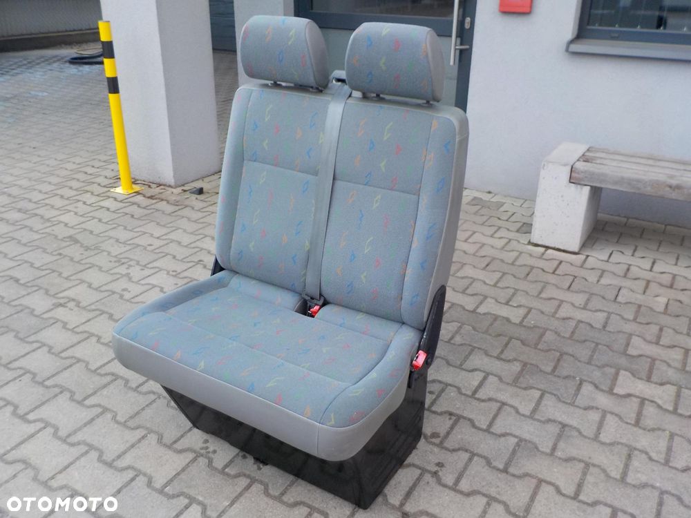 VW T5 T6 FOTEL PODWÓJNY PASAŻERA PRZÓD DWÓJKA INKA - 3
