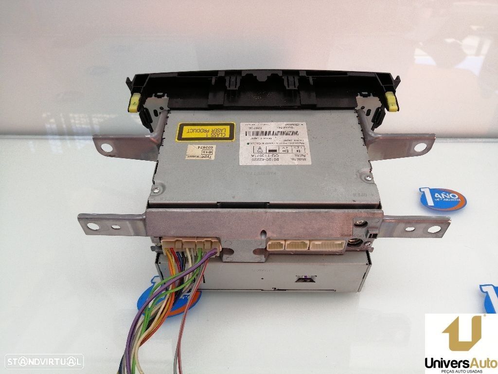 SISTEMA AUDIO / RADIO CD TOYOTA RAV 4 III 2006 -8612042220 - 1