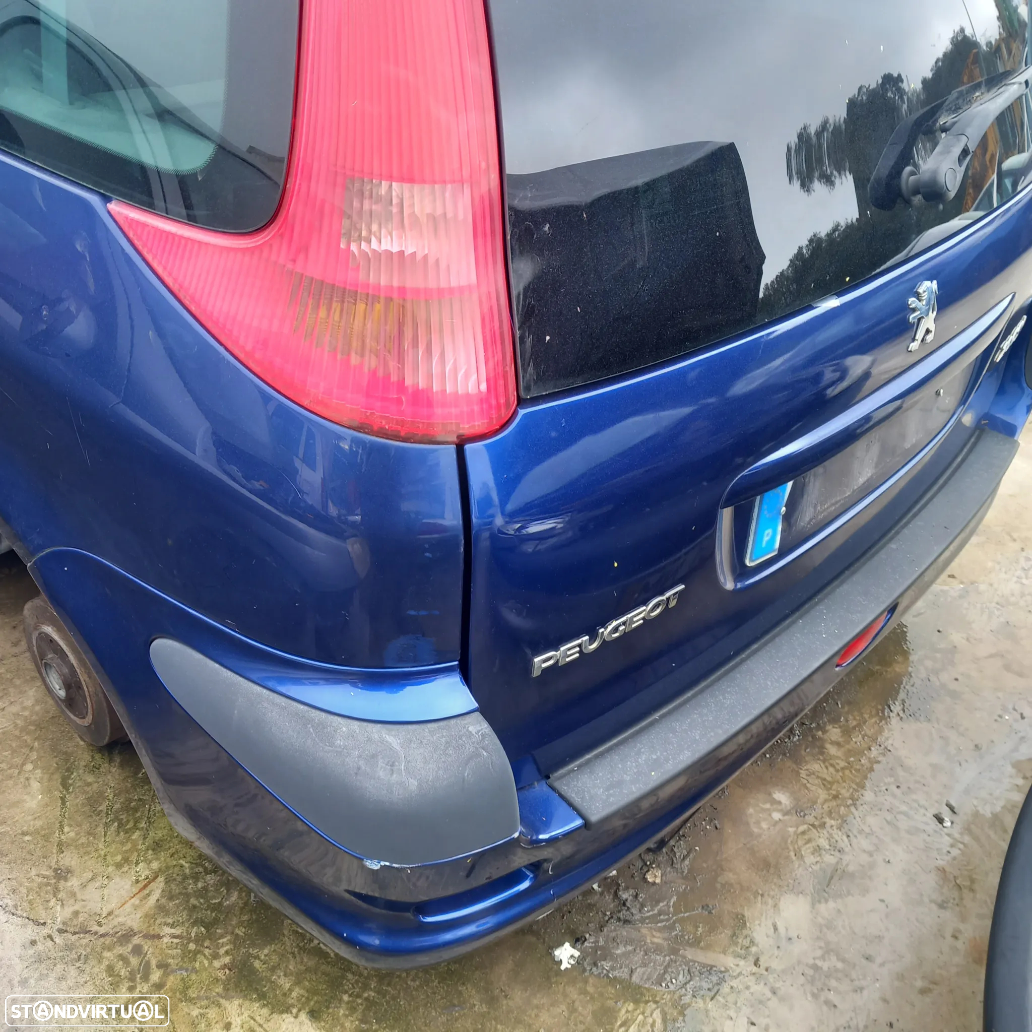 Traseira completa peugeot 206 sw - 2