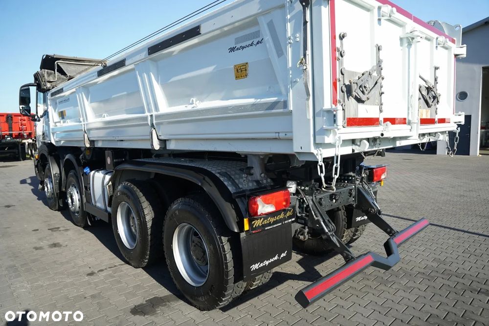 Iveco X-WAY 480 / 8X4 / WYWROTKA DWUSTRONNA / HYDROBURTA / PLANDEKA ELEKTRYCZNA  / OPONY 100% / - 18