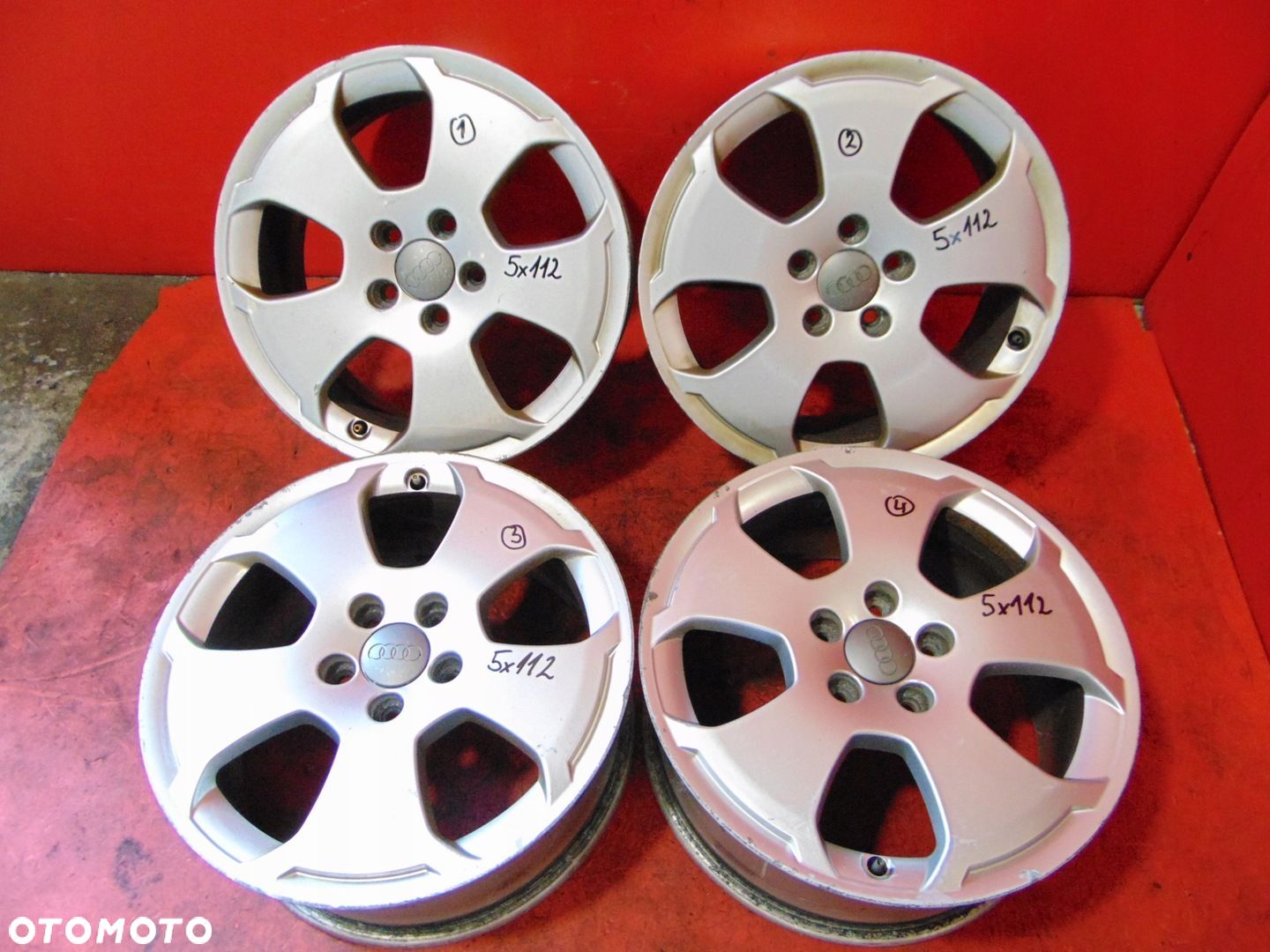 AUDI A3 8P ALU FELGI ALUMINIOWE 17 5x112 7.5J ET56 8P0601025C - 1