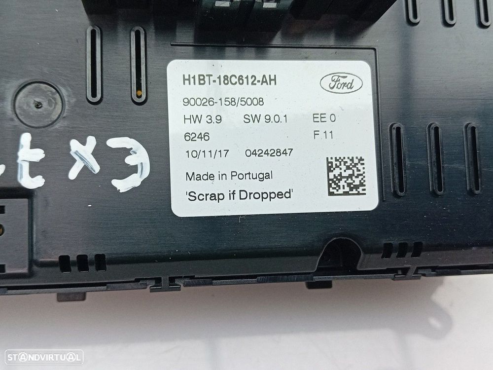 Botão / interruptor do AC FORD Fiesta VII (HJ, HF) - 5