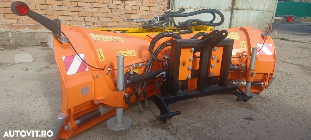 Pronar Plug de zapada - PUV 2000 M + muchii taiere otel + sanii - 6