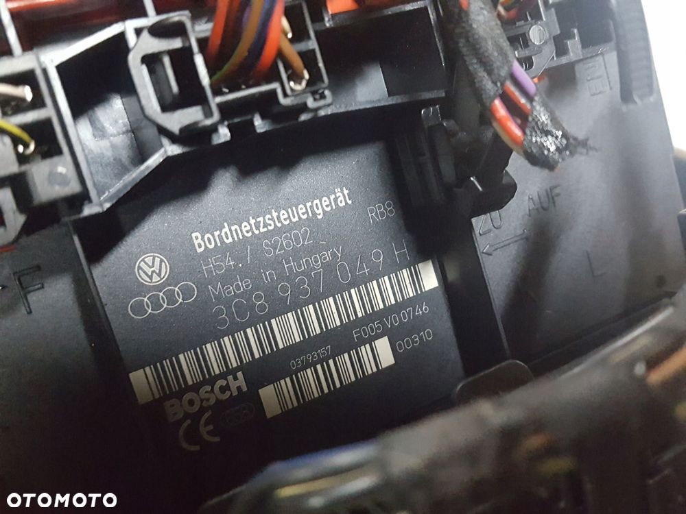 VW PASSAT B6 05r- MODUŁ STEROWNIK BORDNETZ 3C8937049H - 2