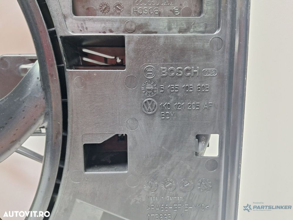 Ventilator electric radiator VOLKSWAGEN GOLF VI 5K1_ 2011 TDi BlueMotion CAYC 77KW|105HP 2011 - 5