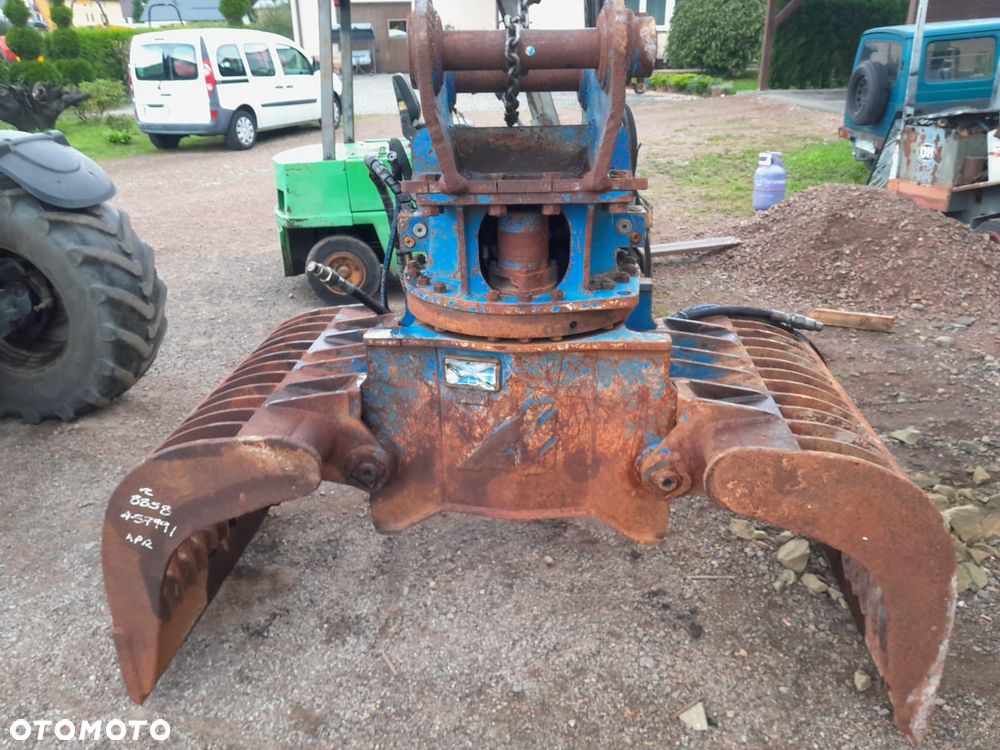 Chwytak hydrauliczny Arden S1201 na dwóch siłownikach obrotowy sortujący waga 1430kg. - 13