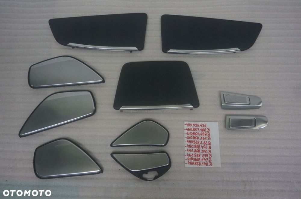 OSŁONA GŁOŚNIKA BANG OLUFSEN AUDI A8 D4 2016 - 1