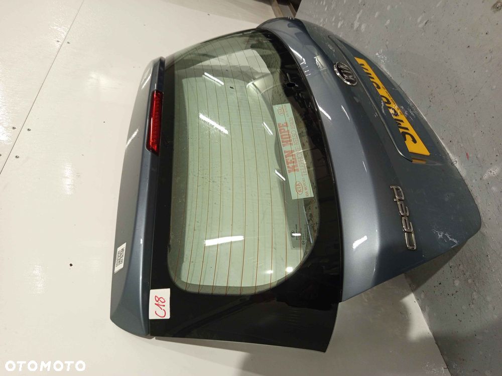 } KLAPA TYŁ TYLNA BAGAŻNIKA DO KIA CEED CEE'D 5D 5 DRZWI HB 3A SZARA - 2