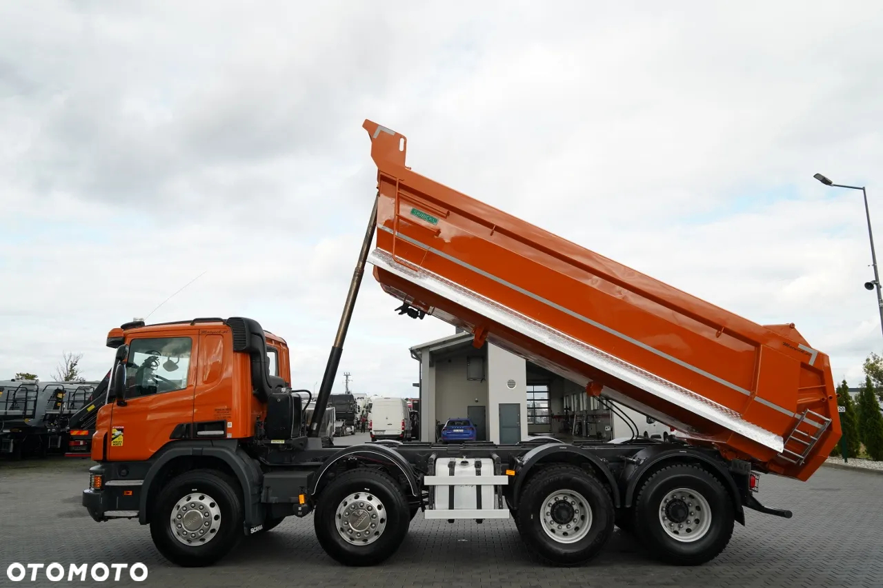 Scania P 410 / 8x4 / WYWROTKA TYLNOZSYPOWA / 21 TON ŁADOWNOŚCI / OPONY 100% - 3