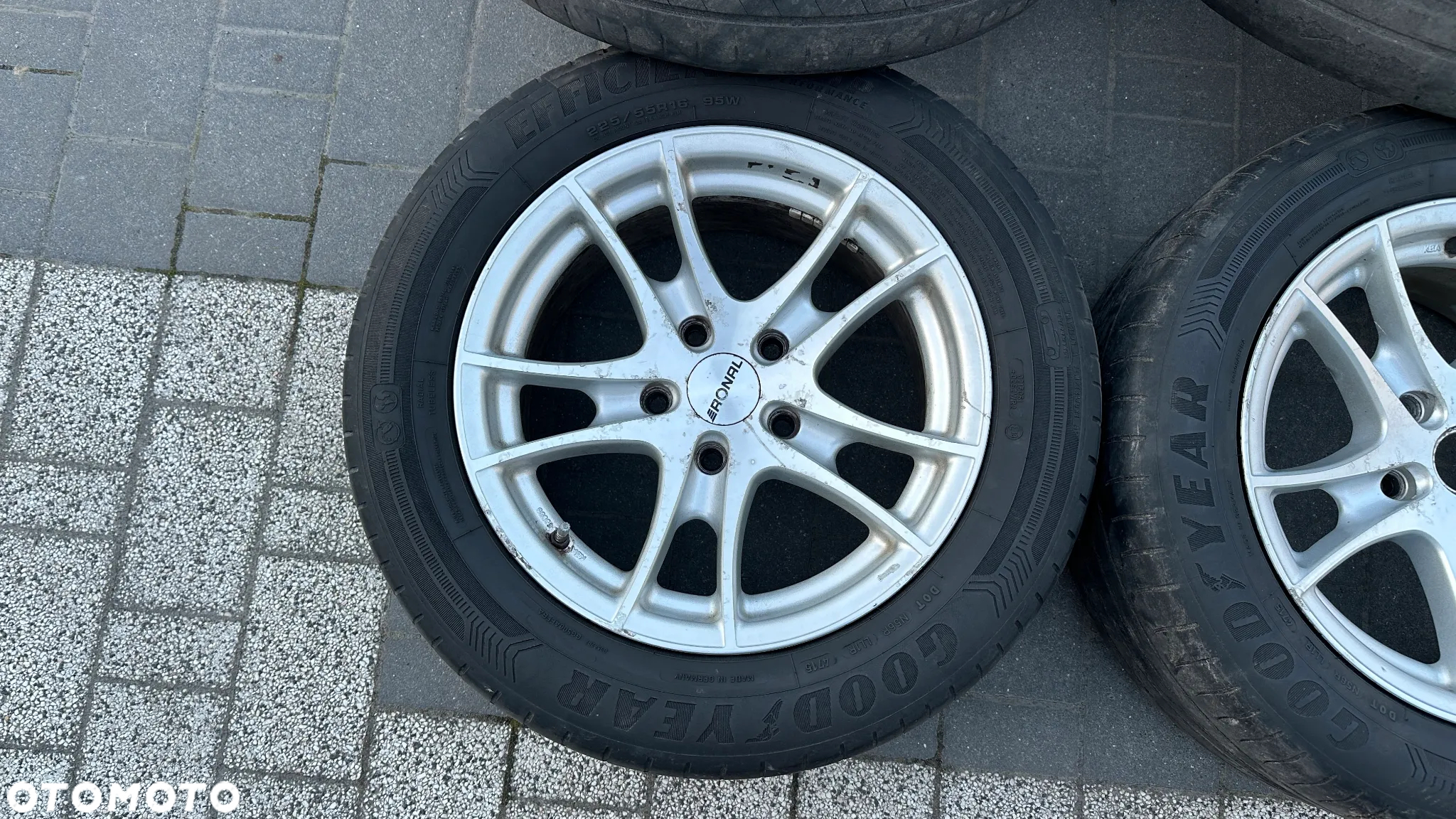 Alufelgi r16 5x120 ronal felgi koła et15 e60 e39 225/55 - 5