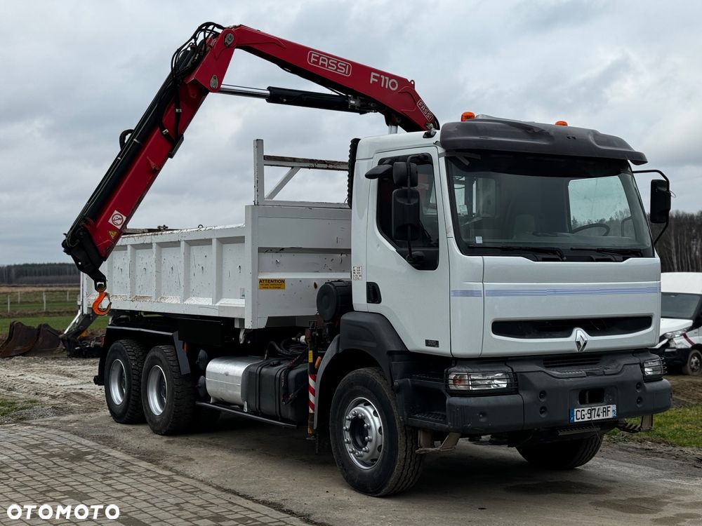 Renault KERAX 320 DCI 6X4 // DŹWIG HDS FASSI F110A RADIO PILOT // - 8