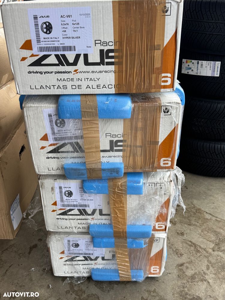Vând jante aliaj iveco pe 16” 6x125 Avus noi