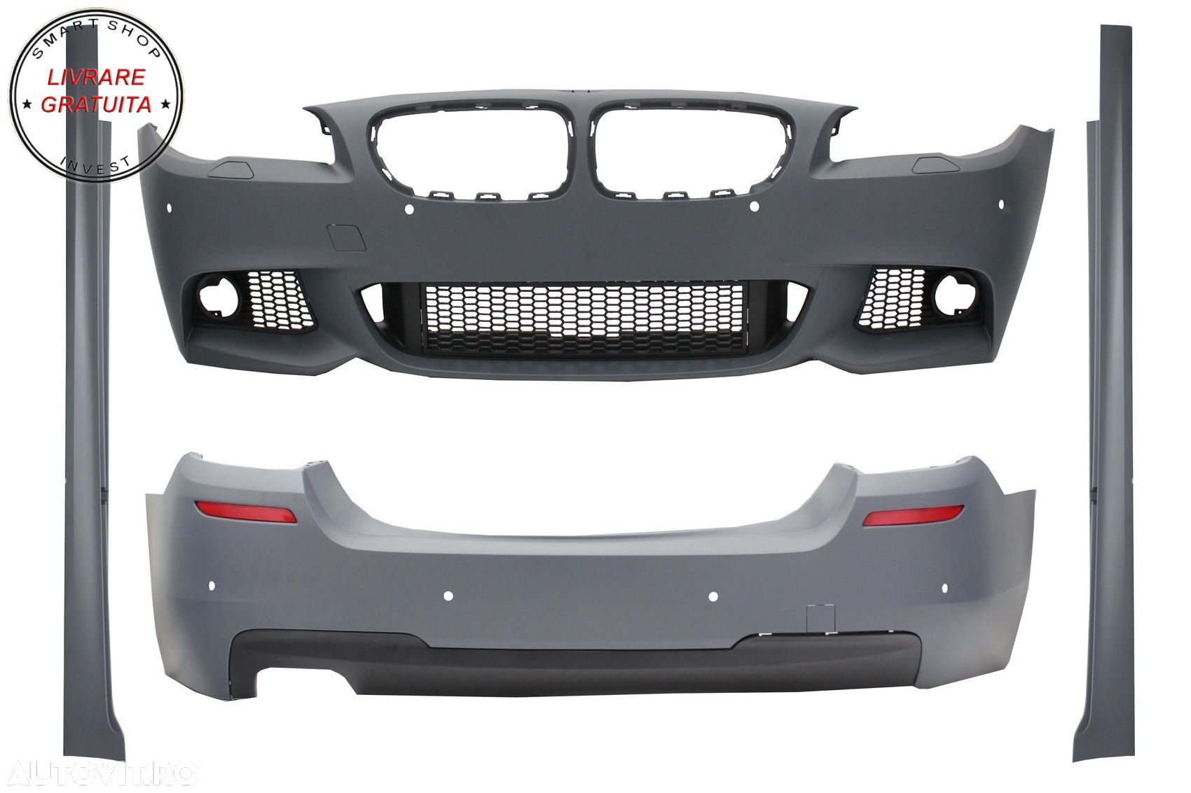 Pachet Exterior BMW F10 Seria 5 (2011-2014) M-Technik Design- livrare gratuita - 1