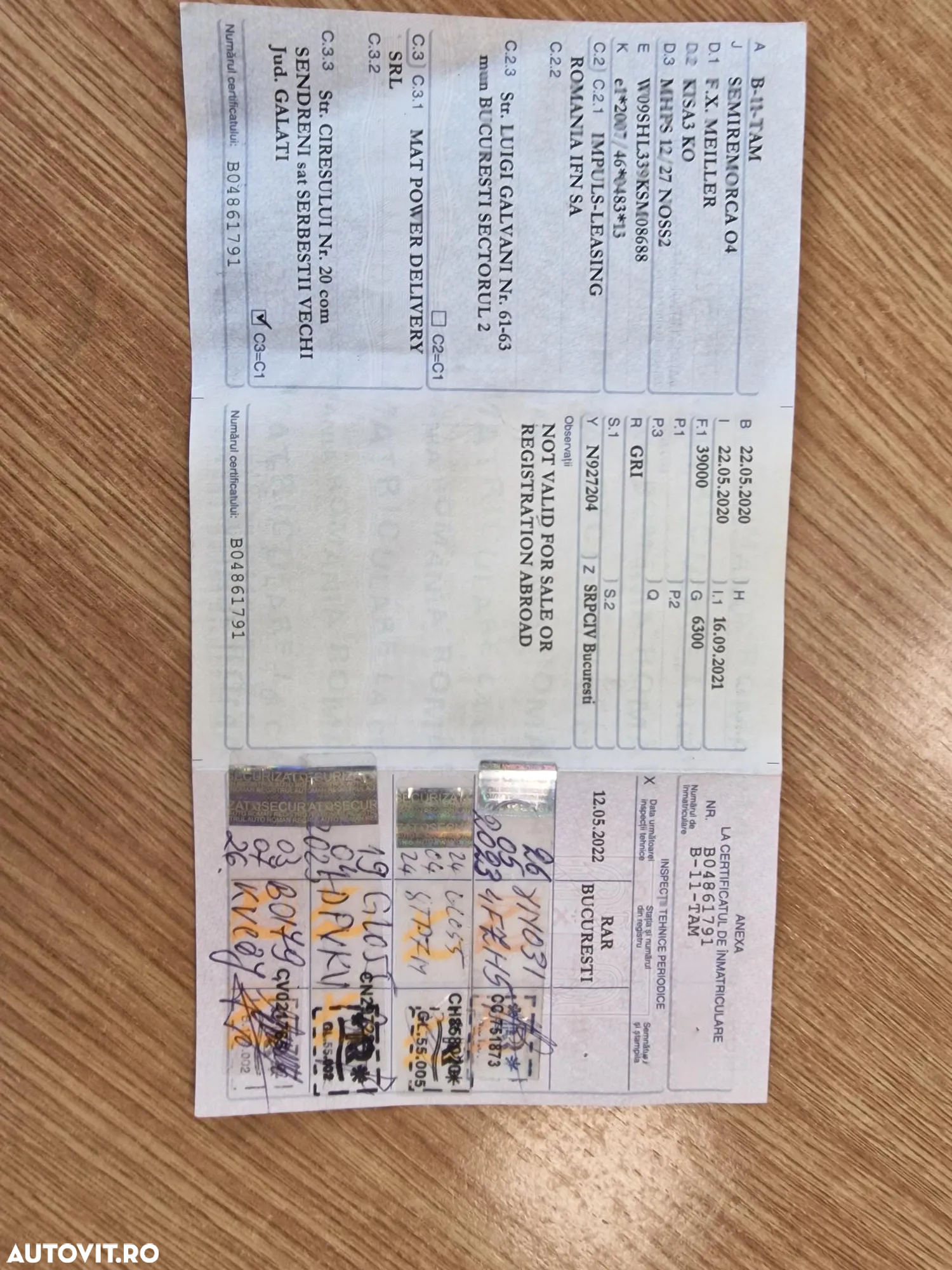 Meiller 28mc, axa liftabila, scena vizitare, 6,3t, picioare sprijin 21900 Eur+Tva,  anvelope 60% ok, frane disc, bara protectie spate, prelata, otel Hardox, STARE FOARTE BUNA, posibilitate leasing 4 ani, 21.900 EUR+Tva - 20