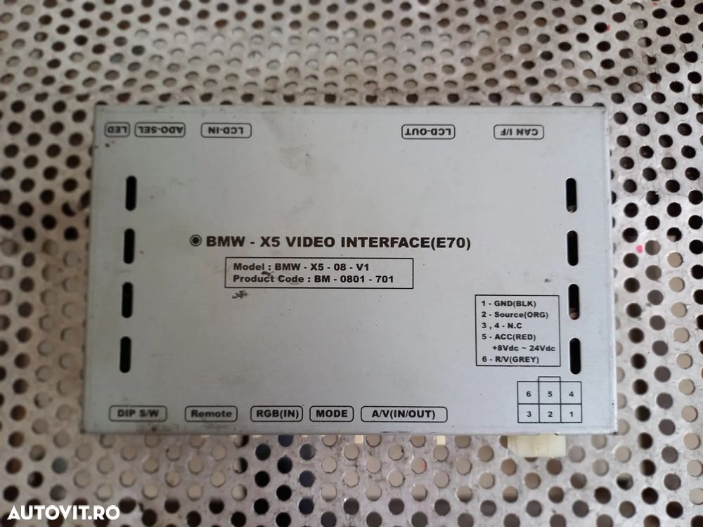 Interfata Video Bmw X5 X6 E70 E71 - Dezmembrari Arad - 5