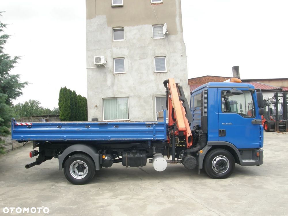 MAN TGL 8.210 2006 HDS Palfinger wywrotka Meiller-Kipper z Niemiec - 3