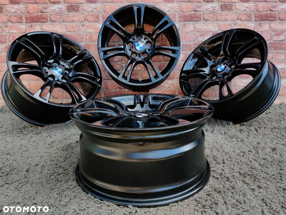czarne felgi BMW 5x120 18 M pakiet F10 8j ET30 9 ET44 Styling 350 F10 F12 F06 5 GT E90 F01 E46 E60 260 270 - 18